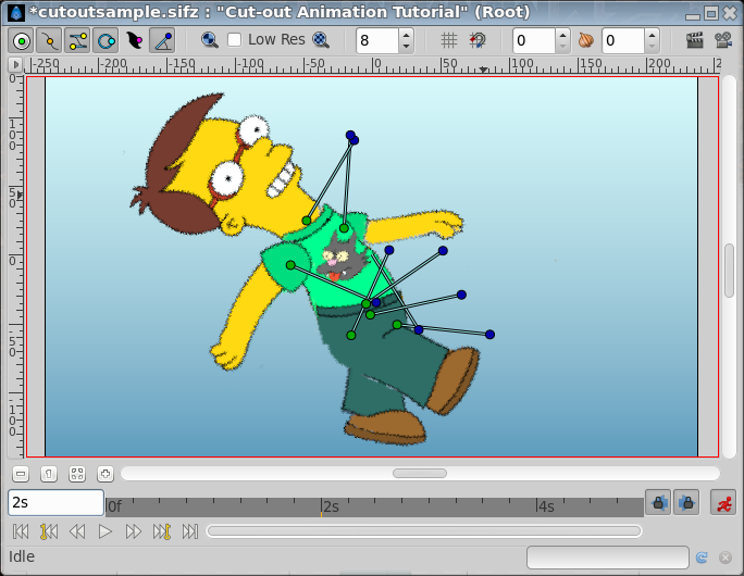 Cut-out Animation - Synfig Animation Studio